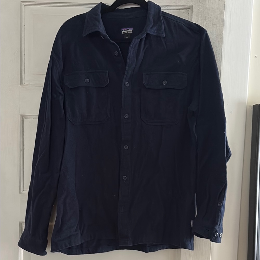 Patagonia Dark Blue Long Sleeve Shirt